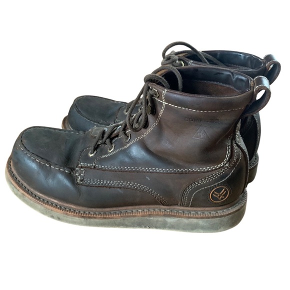 hawx Shoes Hawx Mens Distressed Wedge Work Boots Wulm4 Size 1